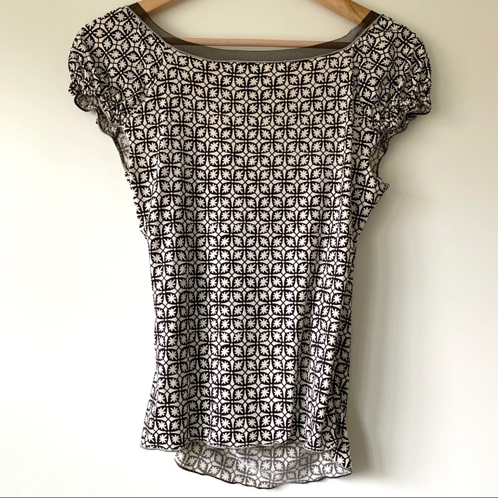 Max Studio Faux Wrap Top Women’s XS - Picture 2 of 3